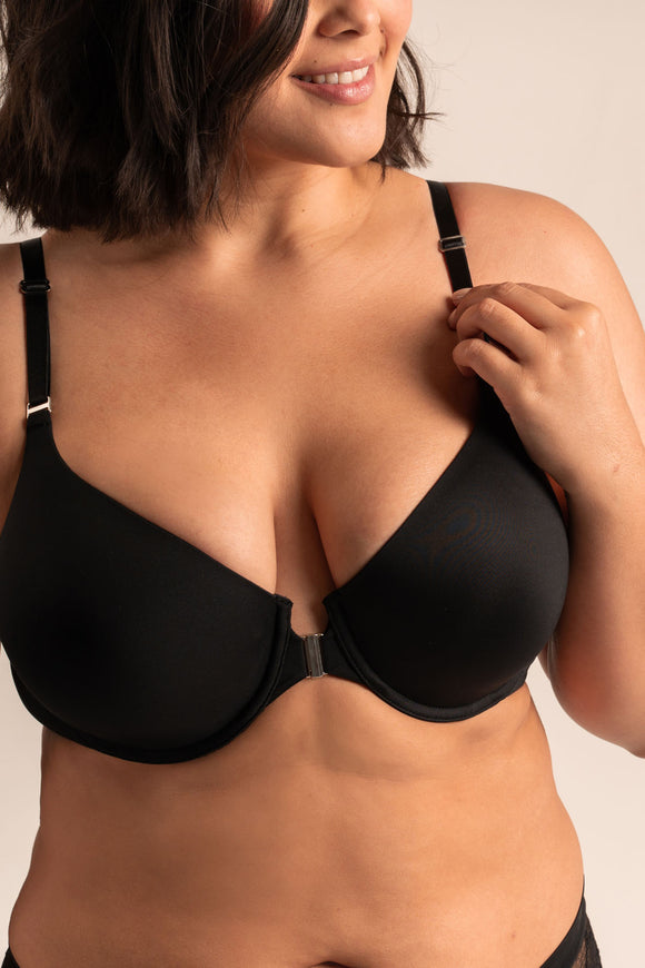 GIAPENTA Women's Sonoma Full Coverage Curve Bra (34DD) Black/Nude :  : Clothing, Shoes & Accessories